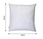Coussin de rembourrage Evan, blanc l.50 x L.50 cm