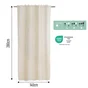 Voilage new teo 140x280 galon fronceur naturel inspire