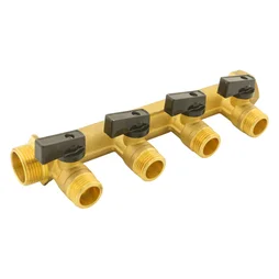 Collecteur bleu M/F 3/4 4S M1/2 écrou libre