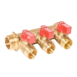 Collecteur levier rouge M/F 3/4 3S M1/2