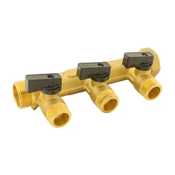 Collecteur bleu M/F 3/4 3S M 1/2 écrou libre