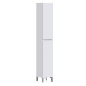 Colonne 2p l.27.3 x H.180 x P.28.6 cm blanc mat Essential