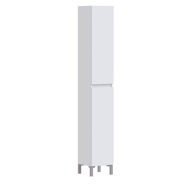 Colonne 2p l.27.3 x H.180 x P.28.6 cm blanc mat Essential