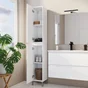 Colonne 2p l.27.3 x H.180 x P.28.6 cm blanc mat Essential