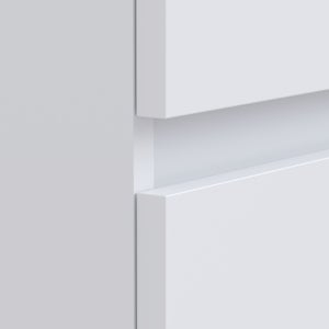 Colonne 2p l.27.3 x H.180 x P.28.6 cm blanc mat Essential