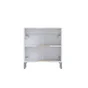 Meuble sous-lavabo l.60.5 x H.65 x P.40 cm blanc mat Essential