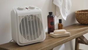 Radiateur soufflant salle de bain electrique mobile 2000w blanc five 2