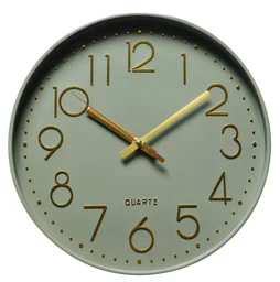 Horloge Color EMDE vert Diam.30.5 cm