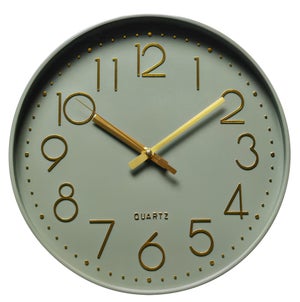 Horloge Color EMDE vert Diam.30.5 cm