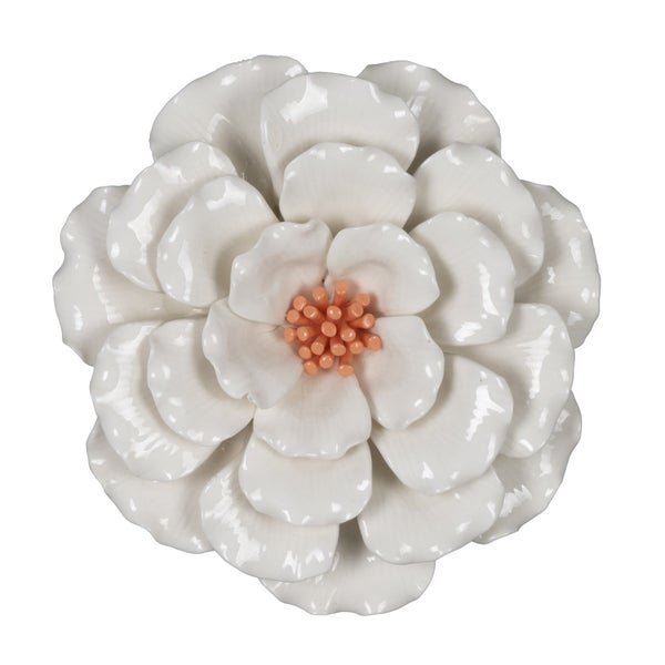 Objet décoratif, Fleur céramique 20.5 cm