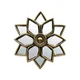 Décoration murale FLEUR MIROIR EMDE l.11.5 x H.12 cm