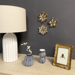 Décoration murale FLEUR MIROIR EMDE l.11.5 x H.12 cm