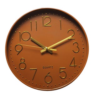 Horloge Color EMDE orange Diam.30.5 cm
