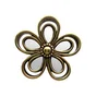 Objet décoratif Fleur miroir H.10 x l.10 cm