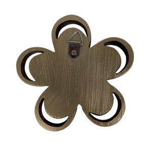 Objet décoratif Fleur miroir H.10 x l.10 cm