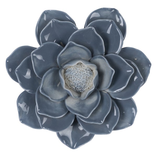 Objet décoratif, Fleur céramique 20.5 cm