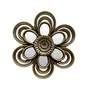 Décoration murale FLEUR MIROIR EMDE l.11 x H.11 cm