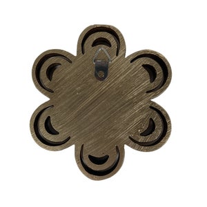Décoration murale FLEUR MIROIR EMDE l.11 x H.11 cm