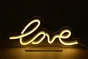 Lampe/applique neon led love pvc usb + interrupteur seynave