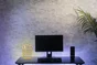 Néon LED, pvc blanc, Cornet de frites, SEYNAVE