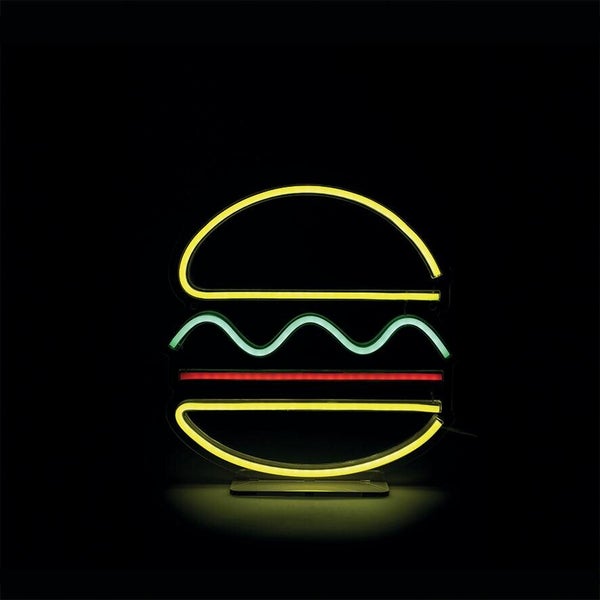 Néon LED, pvc blanc, Burger, SEYNAVE