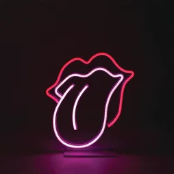 Lampe/applique neon led bouche pvc usb + interrupteur seynave
