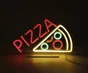 Lampe/applique neon led pizza pvc usb + interrupteur seynave