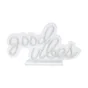 Lampe/applique neon led good vibes pvc usb + interrupteur seynave