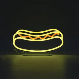 Lampe/applique neon led hot dog pvc usb + interrupteur seynave