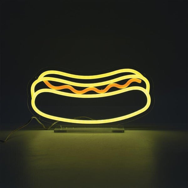 Lampe/applique neon led hot dog pvc usb + interrupteur seynave