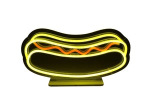 Lampe/applique neon led hot dog pvc usb + interrupteur seynave
