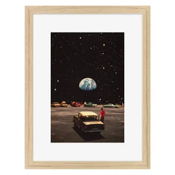 Image encadrée Planet CEANOTHE l.32 x H.42 cm