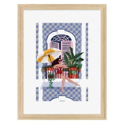 Image encadrée Sun CEANOTHE l.32 x H.42 cm