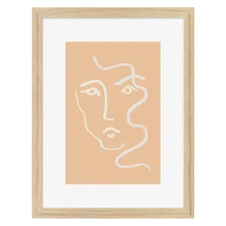 Image encadrée Dessin CEANOTHE l.32 x H.42 cm