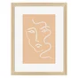 Image encadrée Dessin CEANOTHE l.32 x H.42 cm
