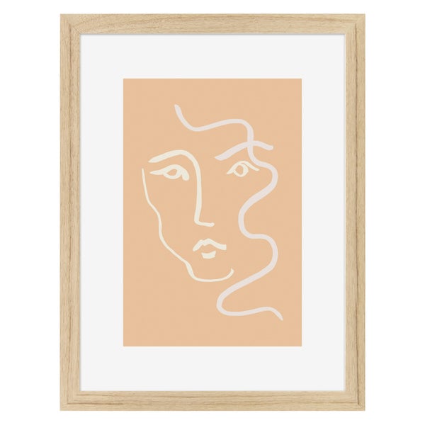 Image encadrée Dessin CEANOTHE l.32 x H.42 cm