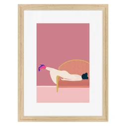 Image encadrée Décalée CEANOTHE l.32 x H.42 cm