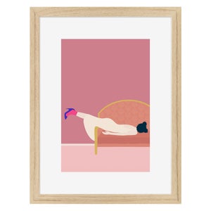 Image encadrée Décalée CEANOTHE l.32 x H.42 cm