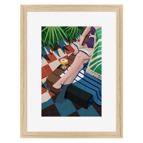 Image encadrée Détente CEANOTHE l.32 x H.42 cm