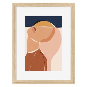 Image encadrée Portrait CEANOTHE l.32 x H.42 cm