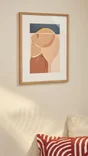 Image encadrée Portrait CEANOTHE l.32 x H.42 cm
