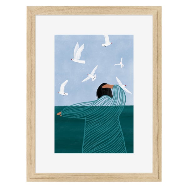 Image encadrée Bird CEANOTHE l.32 x H.42 cm