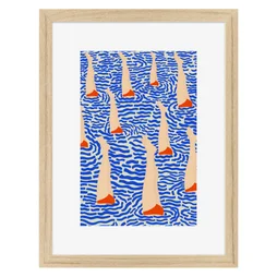 Image encadrée Bain CEANOTHE l.32 x H.42 cm