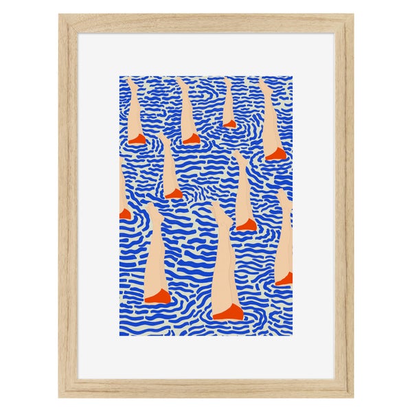 Image encadrée Bain CEANOTHE l.32 x H.42 cm