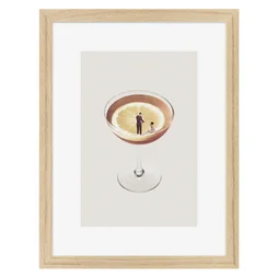 Image encadrée Drink CEANOTHE l.32 x H.42 cm