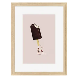 Image encadrée Vintage CEANOTHE l.32 x H.42 cm