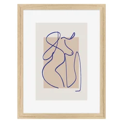 Image encadrée Feminité CEANOTHE l.32 x H.42 cm