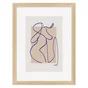 Image encadrée Feminité CEANOTHE l.32 x H.42 cm