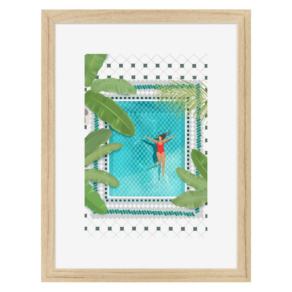 Image encadrée Farniente CEANOTHE l.32 x H.42 cm