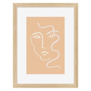 Image encadrée Flower CEANOTHE l.32 x H.42 cm